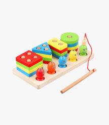 Smoneo 2 in 1 Wooden Blocks Puzzle Sorting